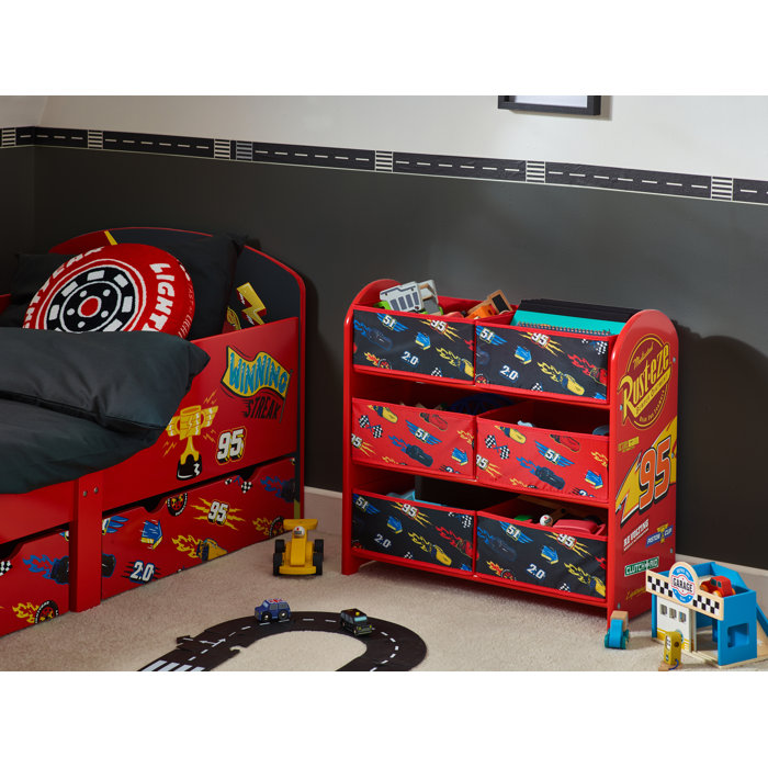Disney Pixar Lightning McQueen 6 Drawer Toy Organiser | Wayfair.co.uk